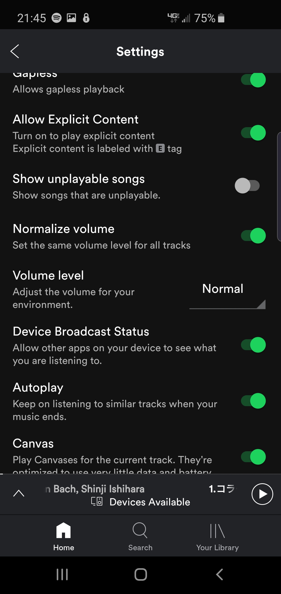 Spotify Developer Missing App